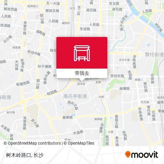 树木岭路口地图