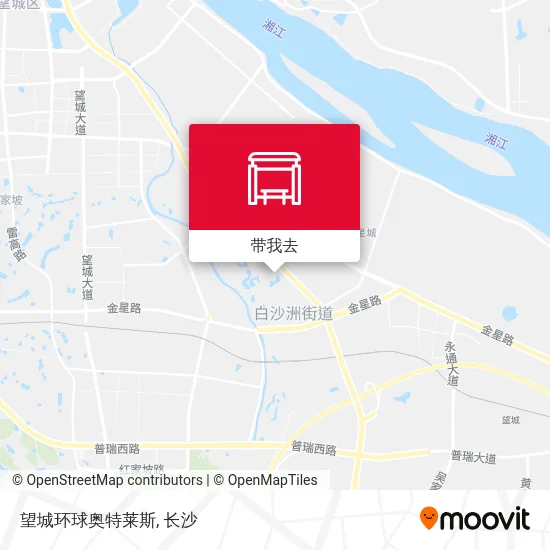 望城环球奥特莱斯地图