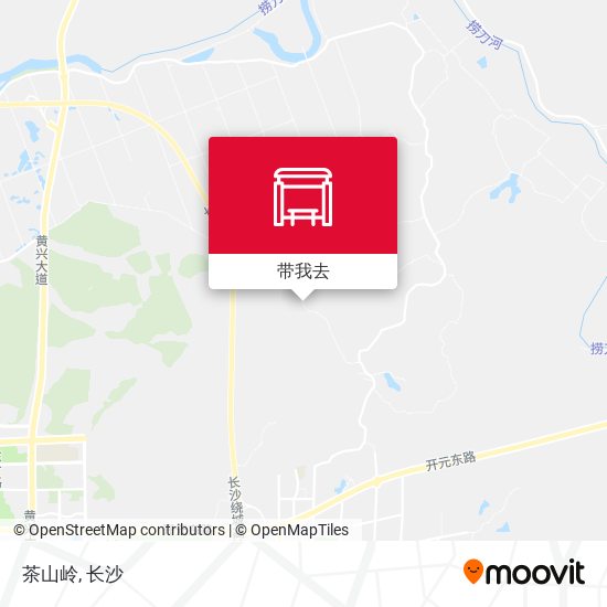 茶山岭地图