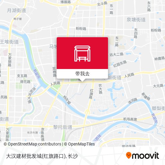 大汉建材批发城(红旗路口)地图