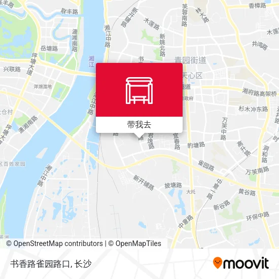 书香路雀园路口地图