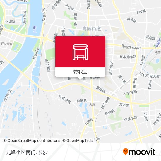 九峰小区南门地图