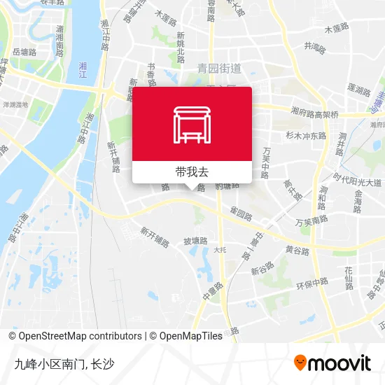 九峰小区南门地图