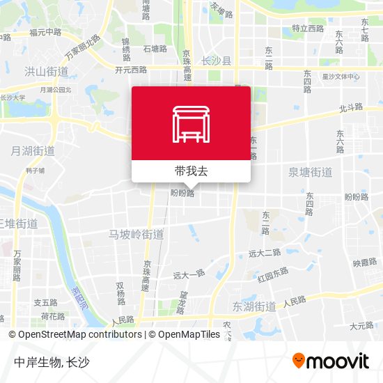 中岸生物地图