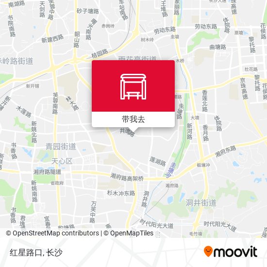 红星路口地图
