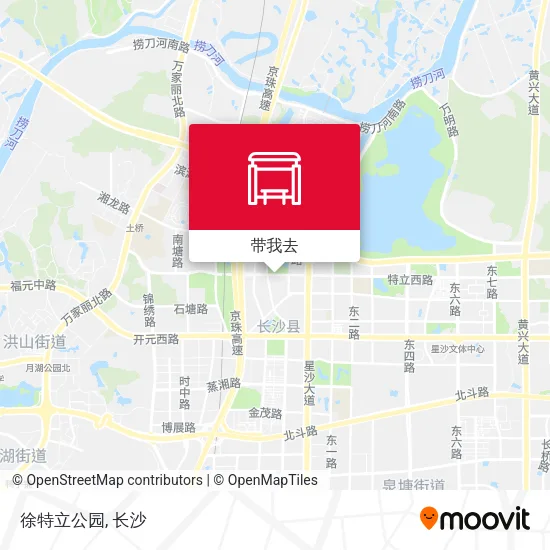 徐特立公园地图