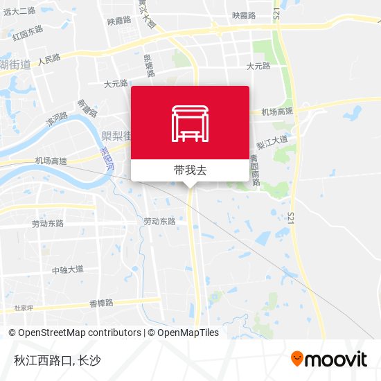 秋江西路口地图