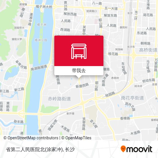 省第二人民医院北(涂家冲)地图