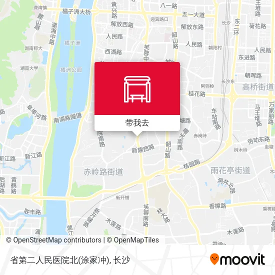 省第二人民医院北(涂家冲)地图