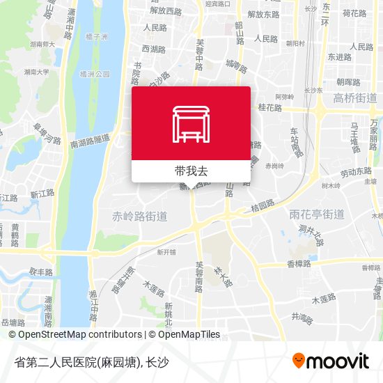 省第二人民医院(麻园塘)地图