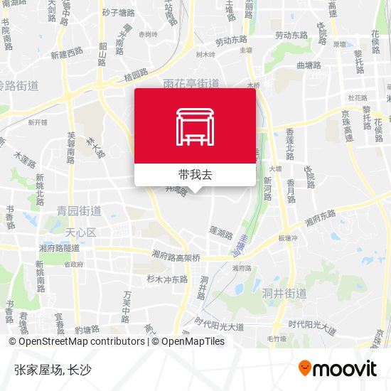 张家屋场地图