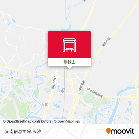 湖南信息学院地图