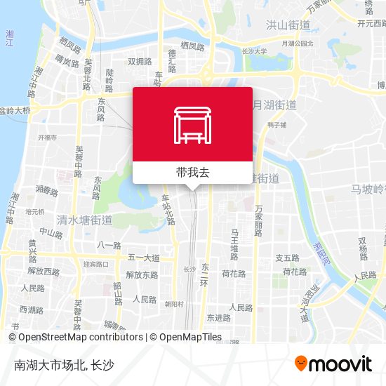 南湖大市场北地图