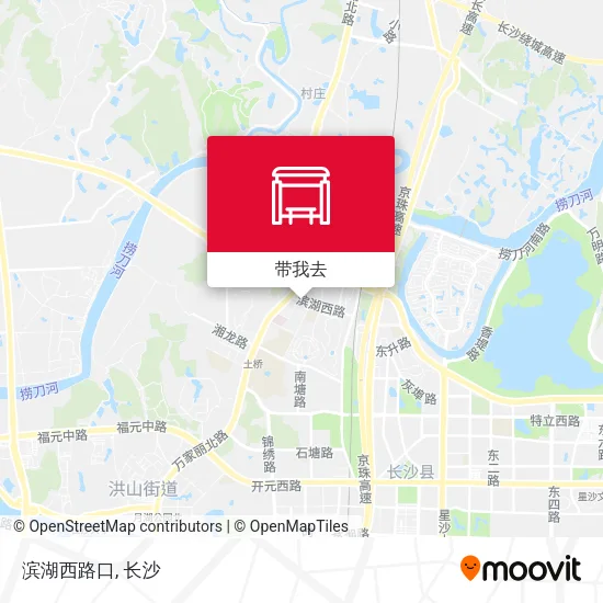 滨湖西路口地图