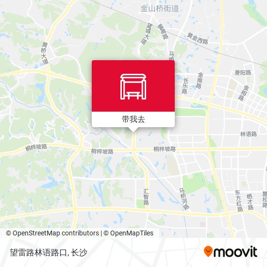 望雷路林语路口地图