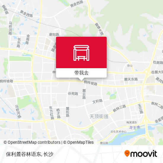 保利麓谷林语东地图