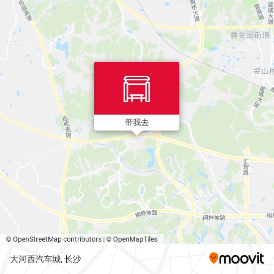 大河西汽车城地图