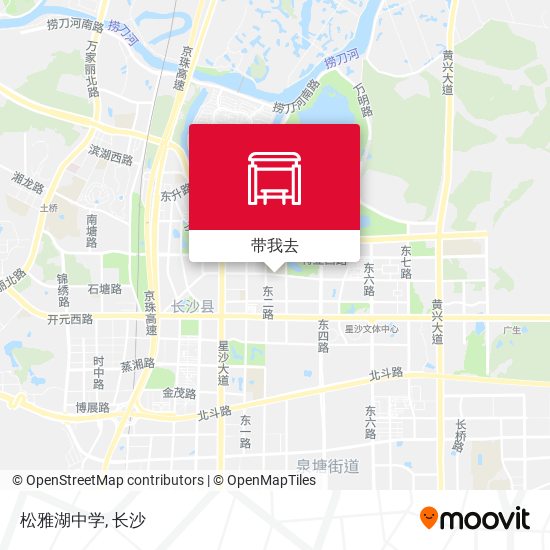 松雅湖中学地图