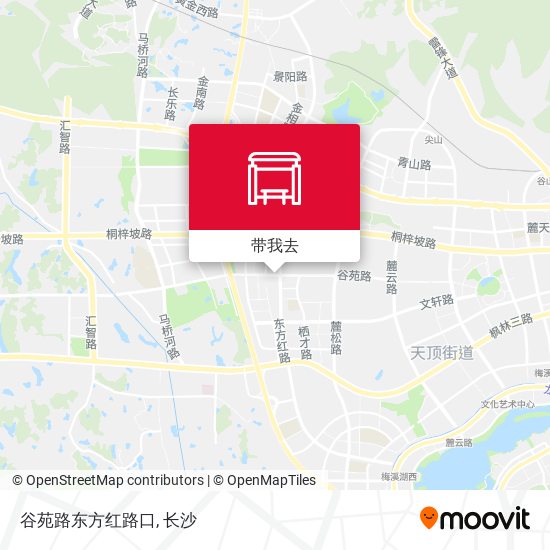 谷苑路东方红路口地图