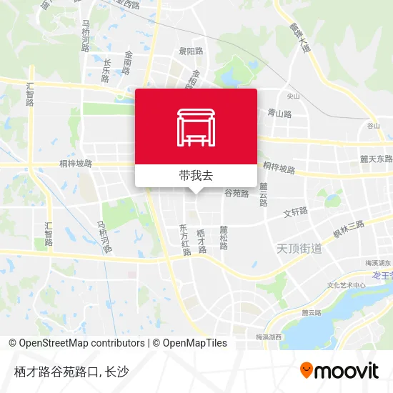 栖才路谷苑路口地图