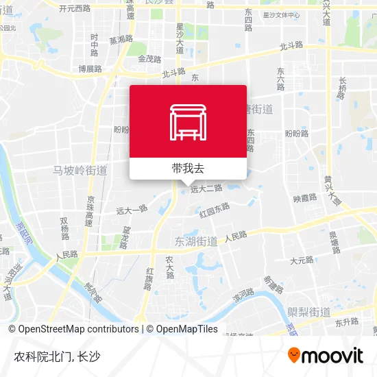 农科院北门地图