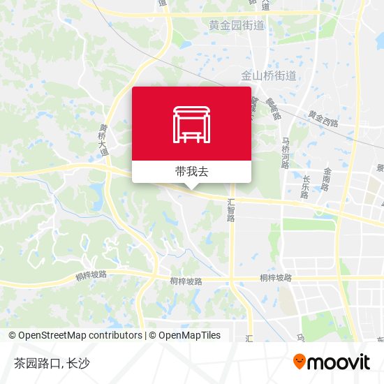 茶园路口地图