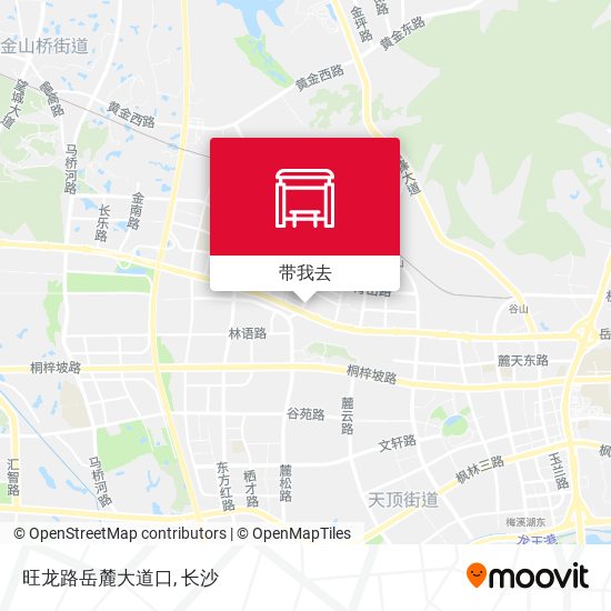 旺龙路岳麓大道口地图