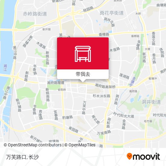 万芙路口地图