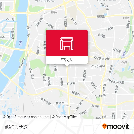 蔡家冲地图