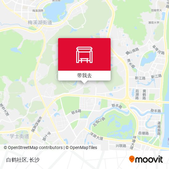 白鹤社区地图
