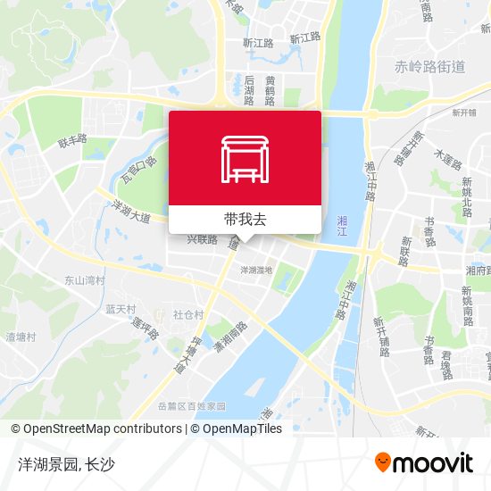 洋湖景园地图