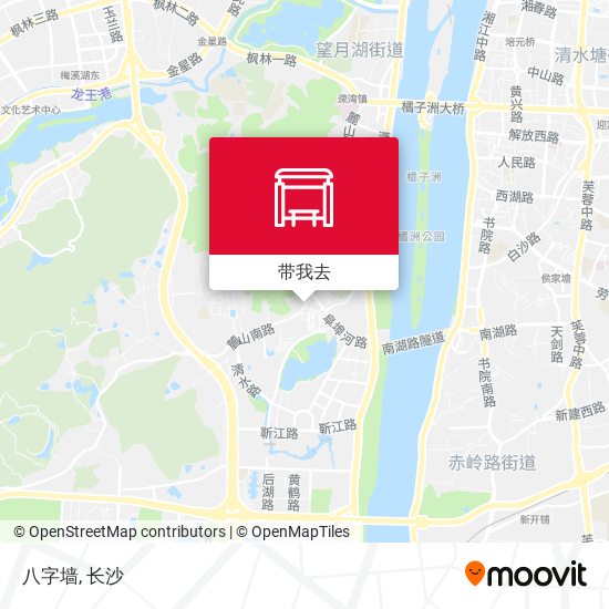 八字墙地图