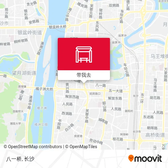 八一桥地图
