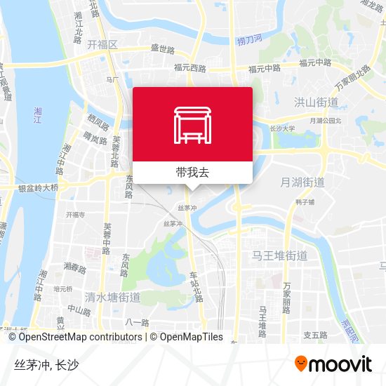 丝茅冲地图