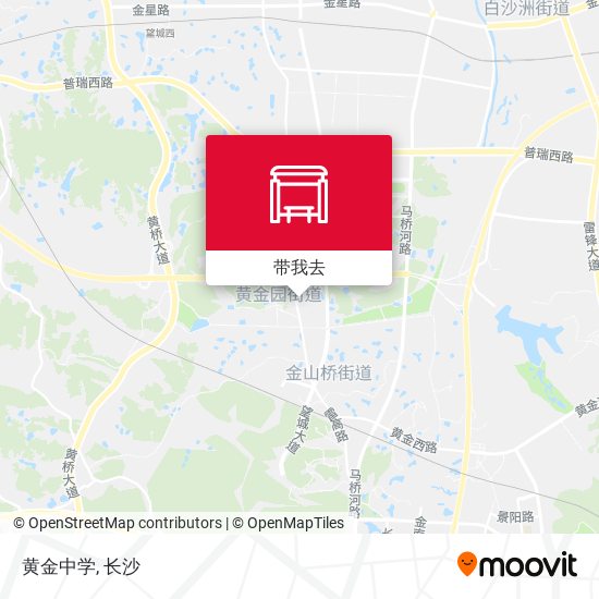 黄金中学地图
