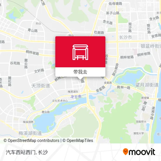 汽车西站西门地图