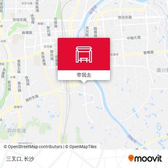 三叉口地图