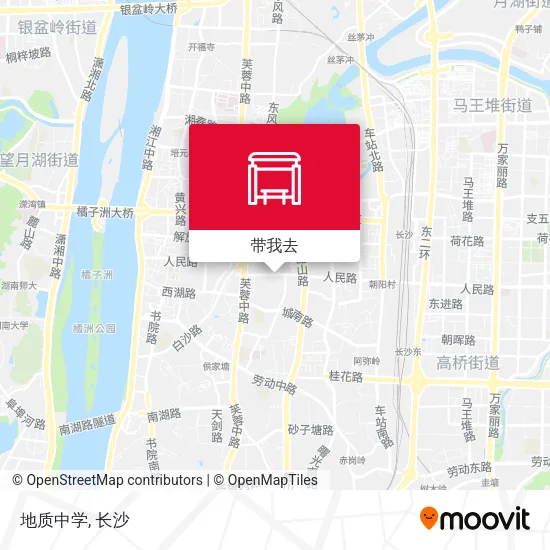 地质中学地图