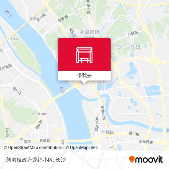 新港镇政府龙福小区地图