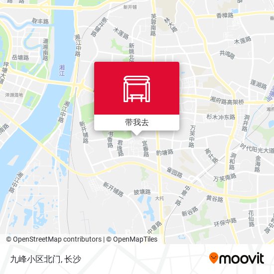 九峰小区北门地图
