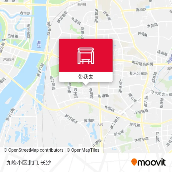 九峰小区北门地图