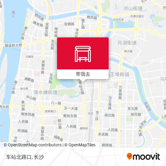 车站北路口地图