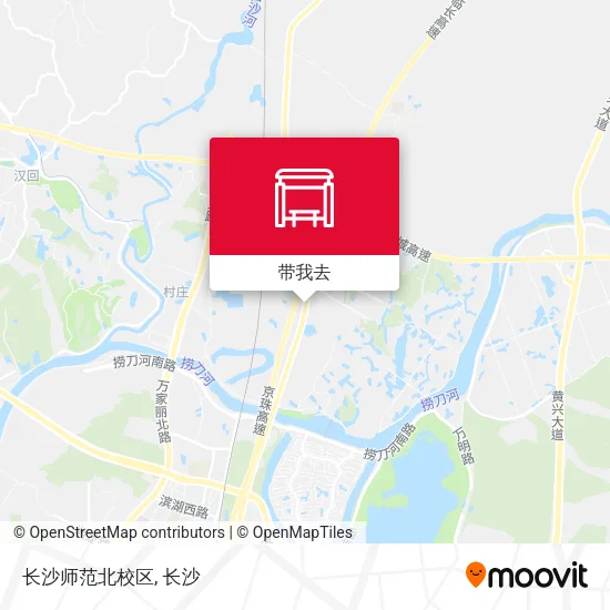 长沙师范北校区地图
