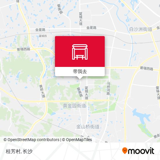 桂芳村地图