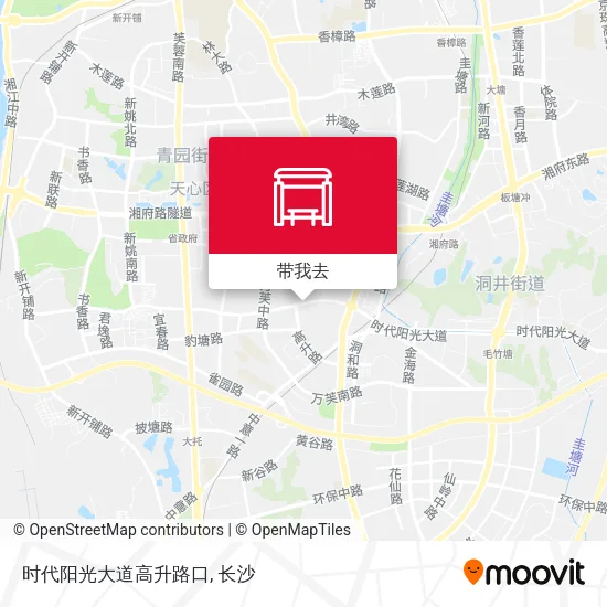 时代阳光大道高升路口地图