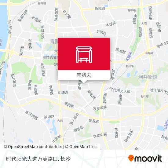 时代阳光大道万芙路口地图