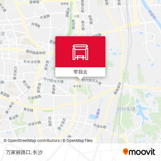 万家丽路口地图