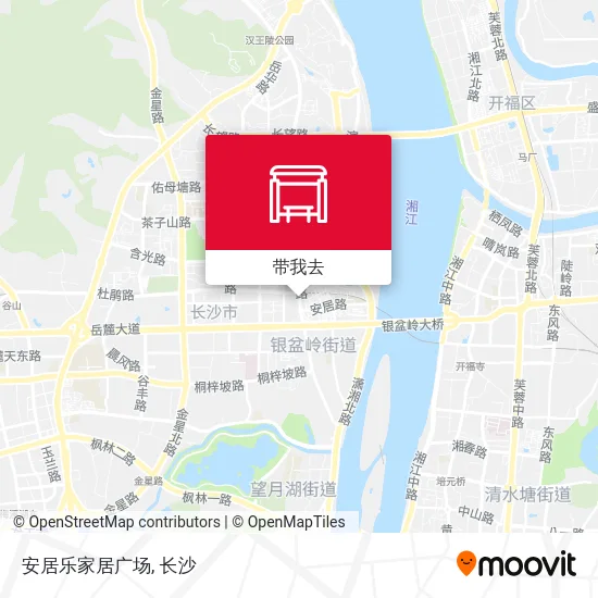 安居乐家居广场地图