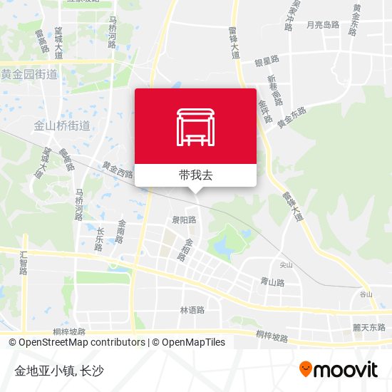 金地亚小镇地图