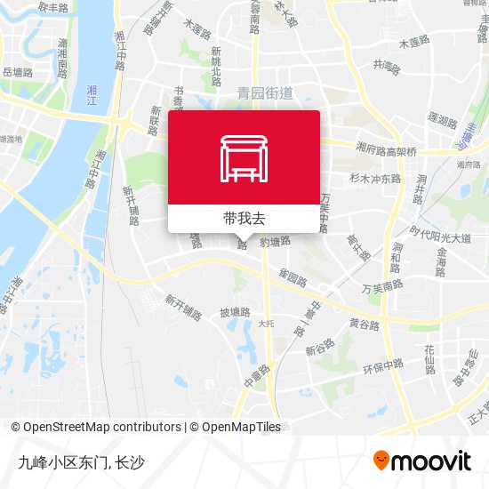 九峰小区东门地图